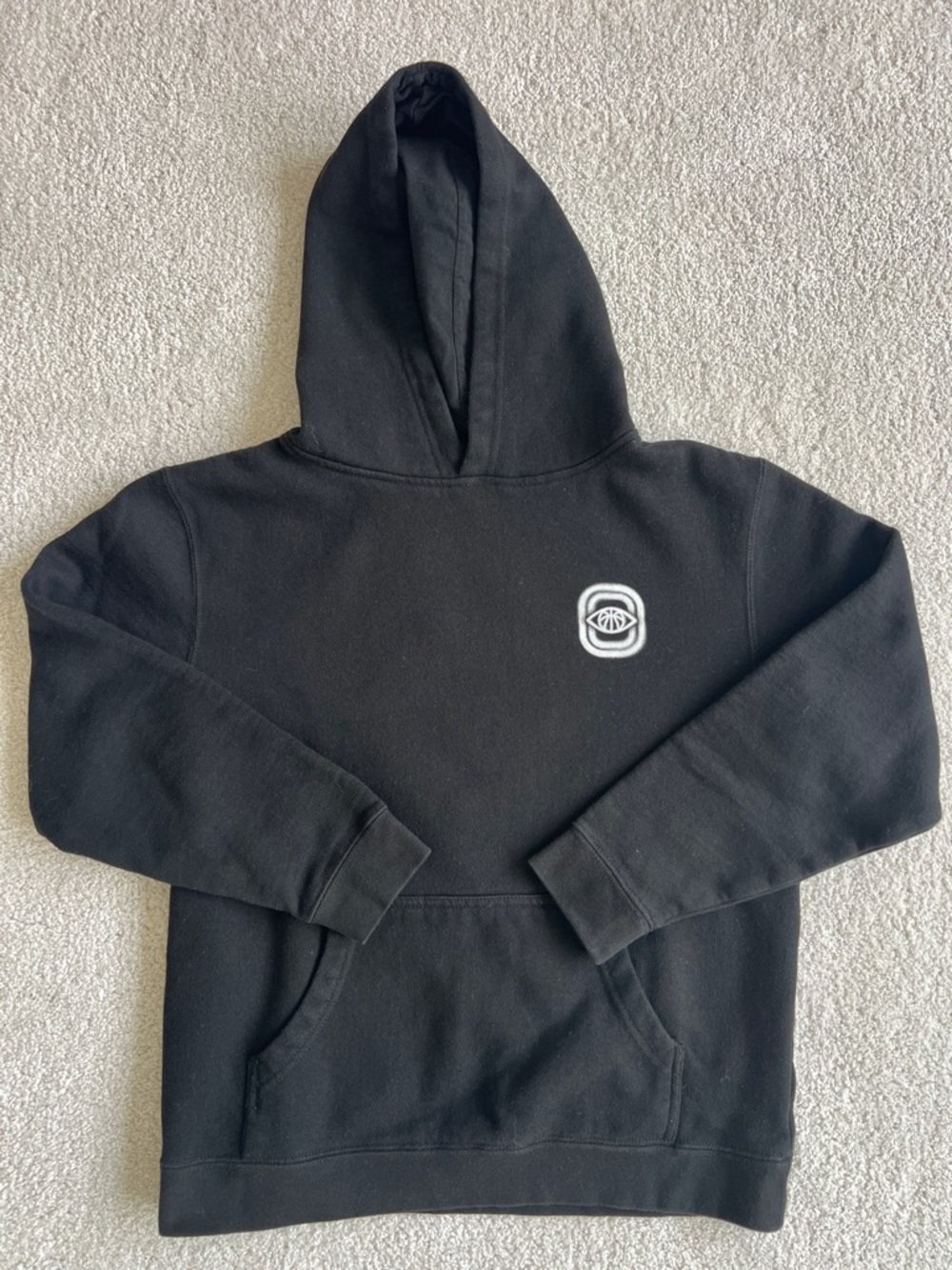 Youth Kids Overtime Vision Sweatshirt Hoodie - black - size Large
